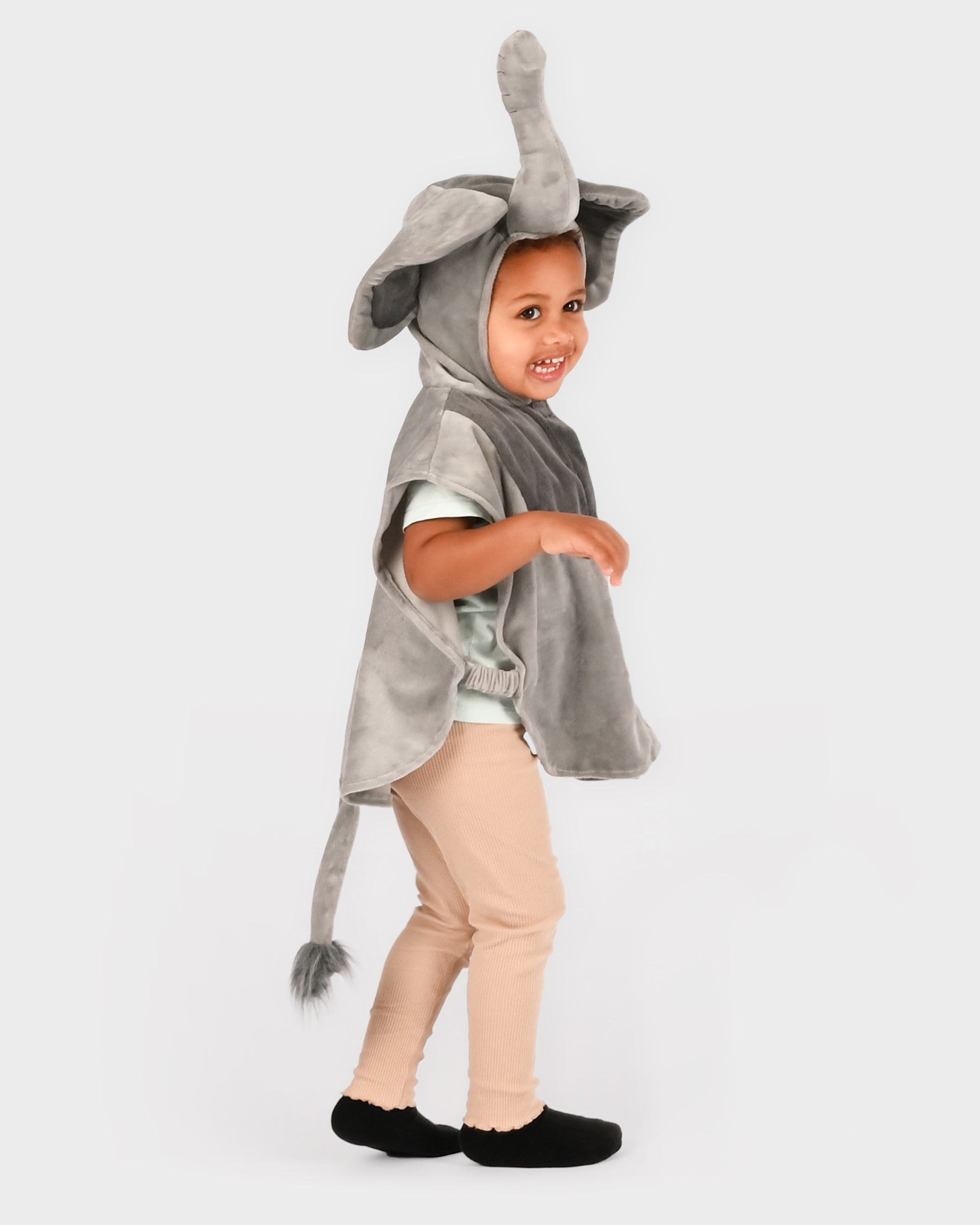 Den Goda Fen Verkleedkledij Olifant Cape - 86-110cm - 1-4 jaar