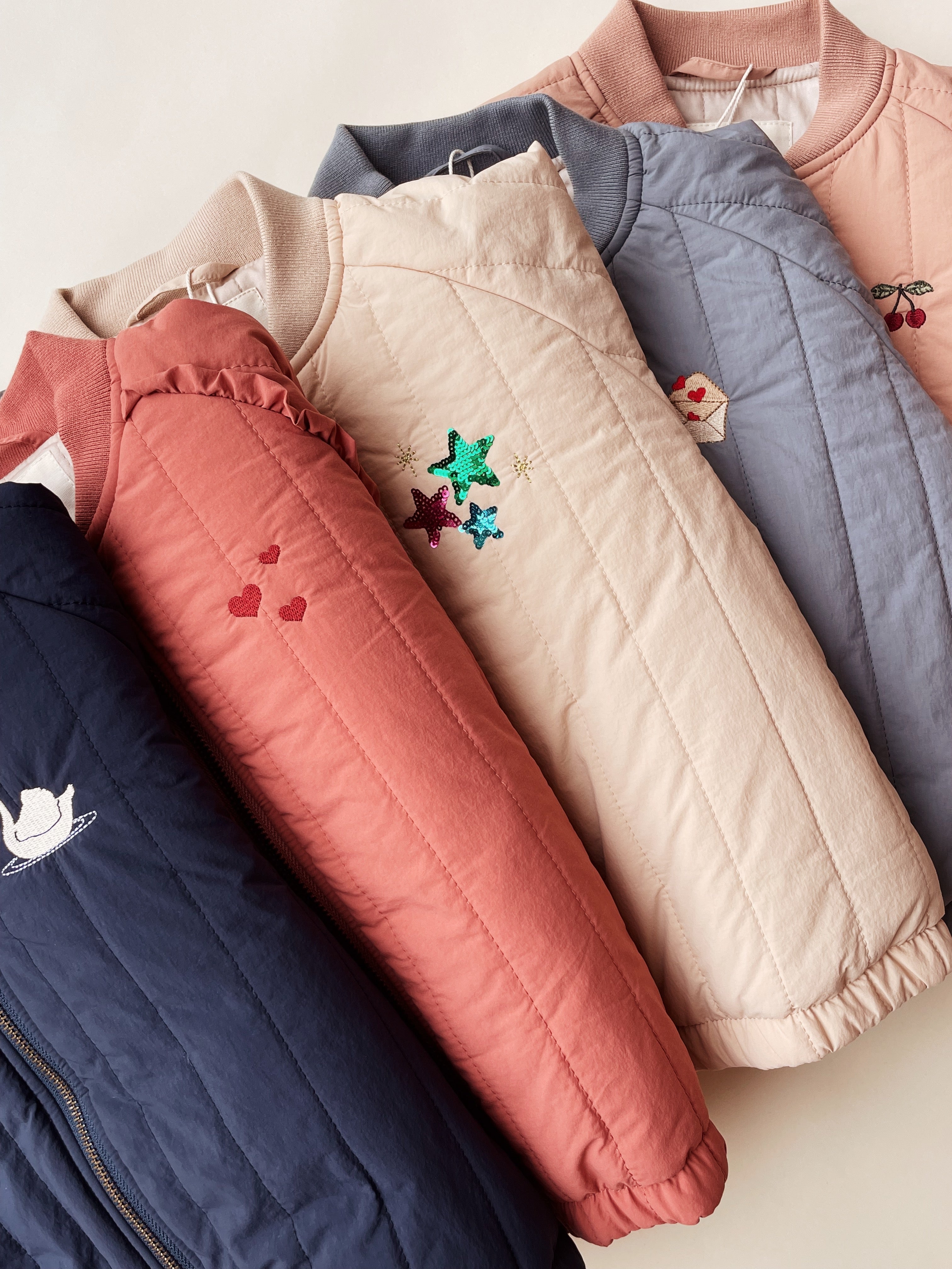 Konges Sløjd Juno Frill Thermojas/Bomber Jas - Canyon Rose