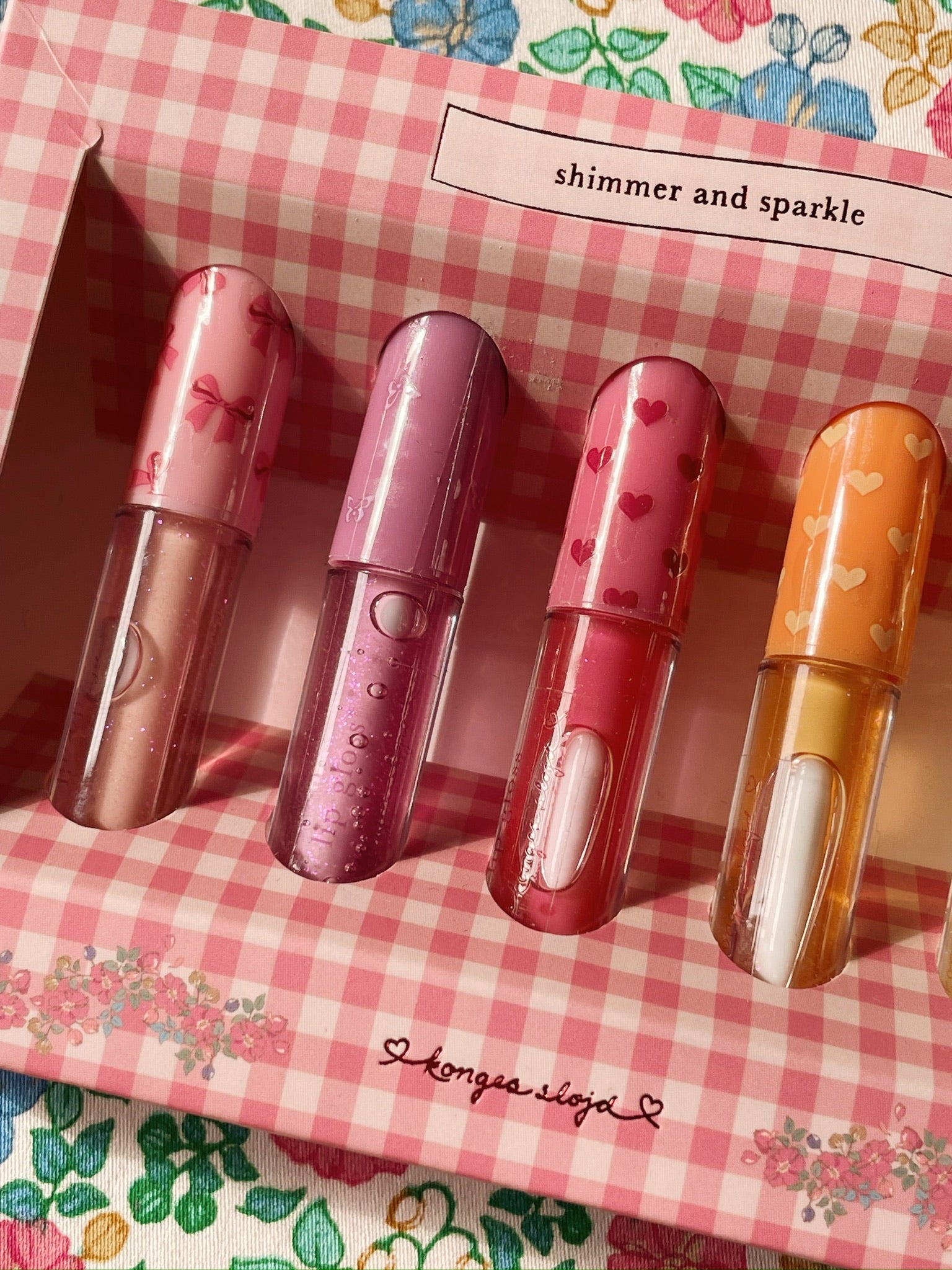 Konges Sløjd Glitter Lip Gloss - Set von 5 Teilen - Multi