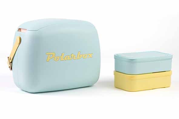 Polarbox Cool Boîte avec bandoulière 20L - 46x32x30cm - Vert pastel