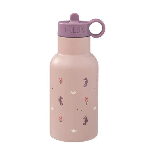Fresk Nordic Thermo Bottle/Drinkfles Seahorse - 350ml - Roze