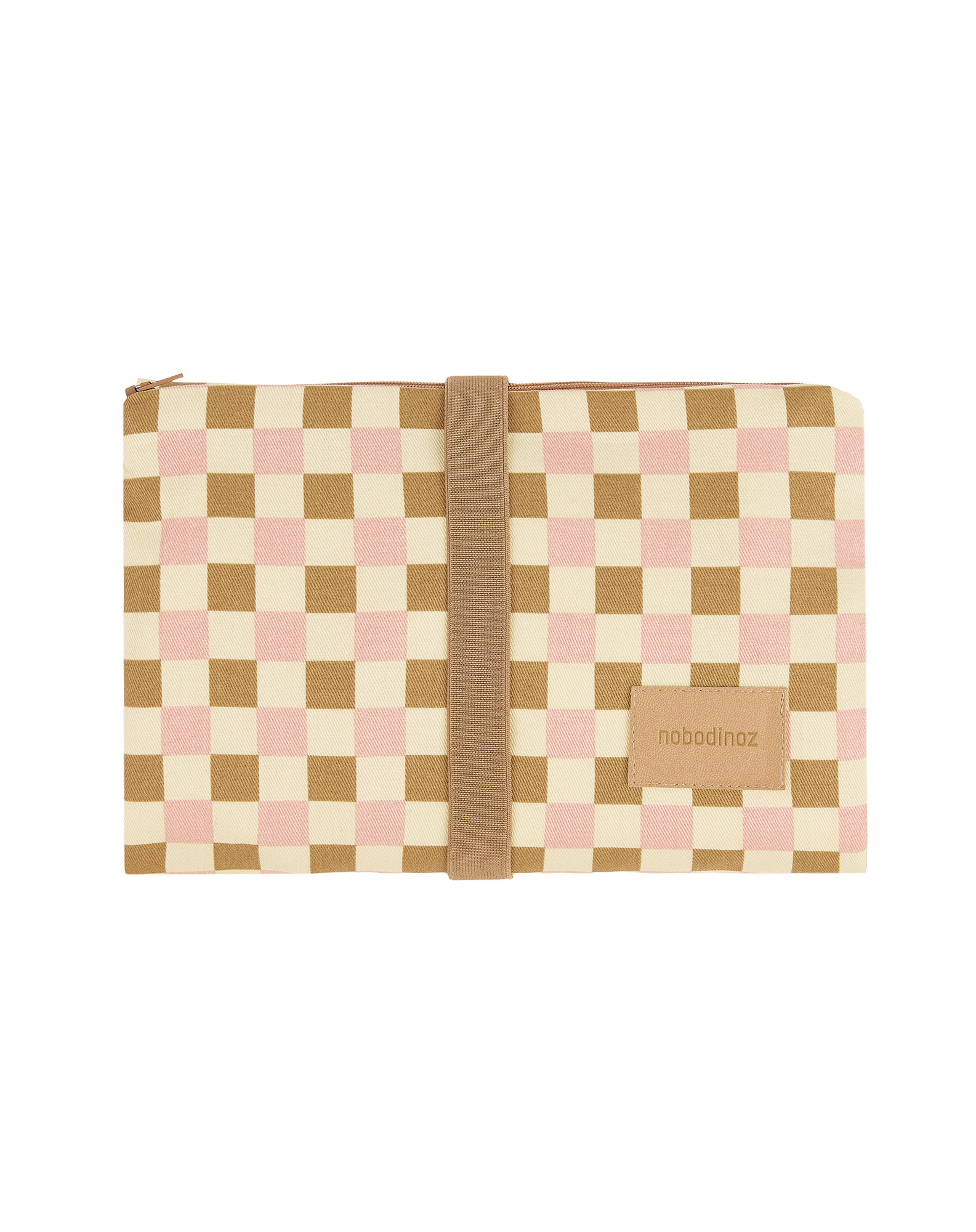 Nobodinoz Hyde Park Verzorgingsmat - 50x70x2cm - Yellow Pink Mosaic