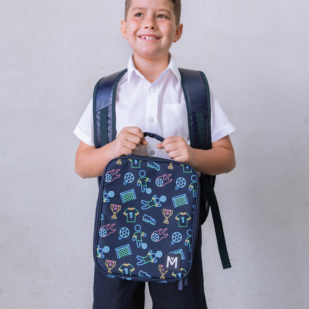 MontiiCo Lunch Bag/Cool Bag Large - 30x25x10cm - Goal Keeper