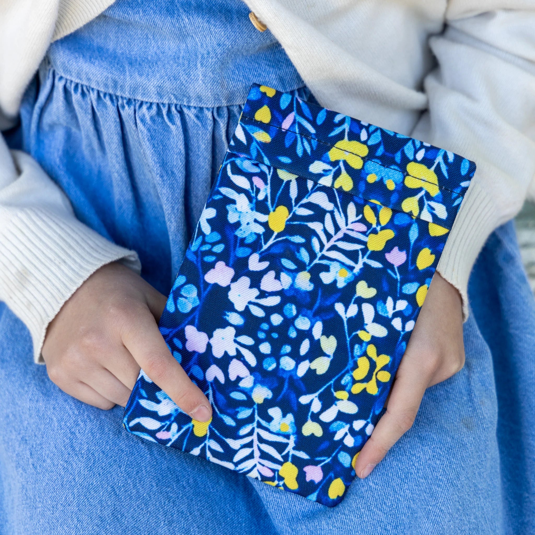Yumbox Gel Ice Packs/Koelelementen - Set van 2 stuks - 18x10x0,6cm - Klaprozen & Blauwe Bloemen