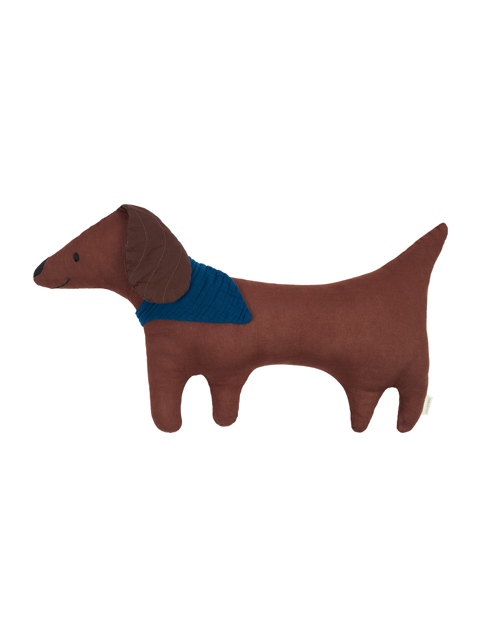 Nobodinoz Toby de Hond - Frans Linnen - 60x10x8cm - Pruim