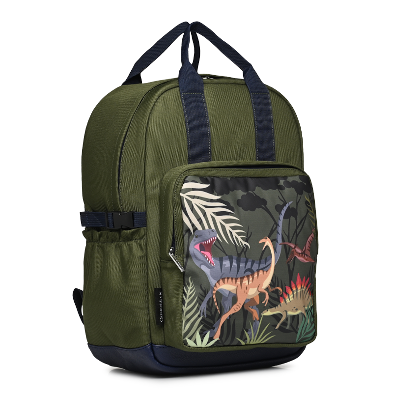 Caramel & Cie Rugzak Jurassic Medium - Groen
