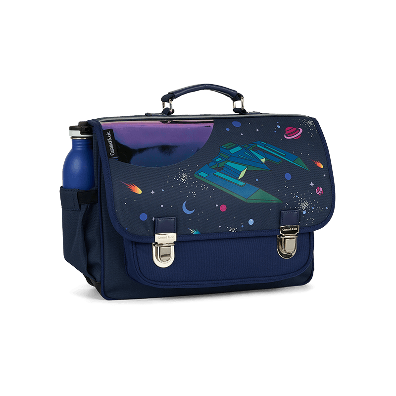 Caramel &amp; Cie Bookbag/Schoolbag Butterfly - Blue
