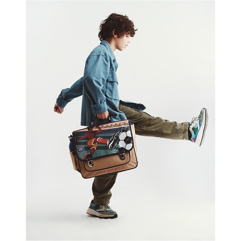 Caramel &amp; Cie Bookbag/Schoolbag Butterfly - Blue