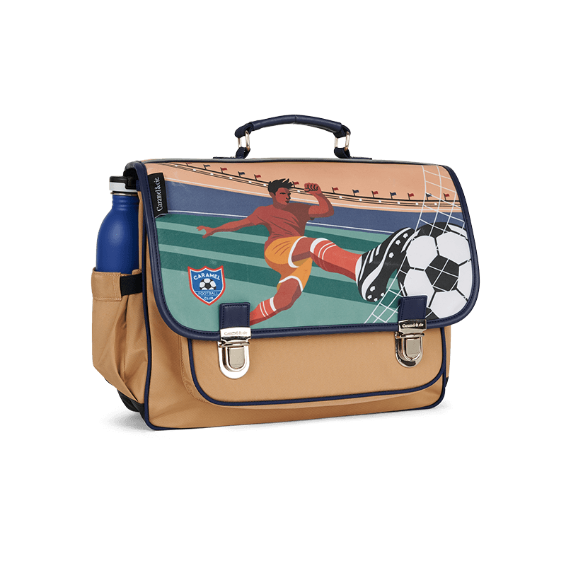 Caramel &amp; Cie Bookbag/Schoolbag Butterfly - Blue