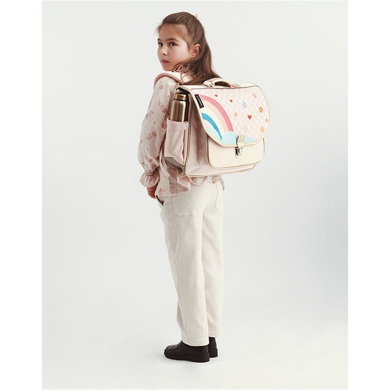 Caramel &amp; Cie Bookbag/Schoolbag Butterfly - Blue