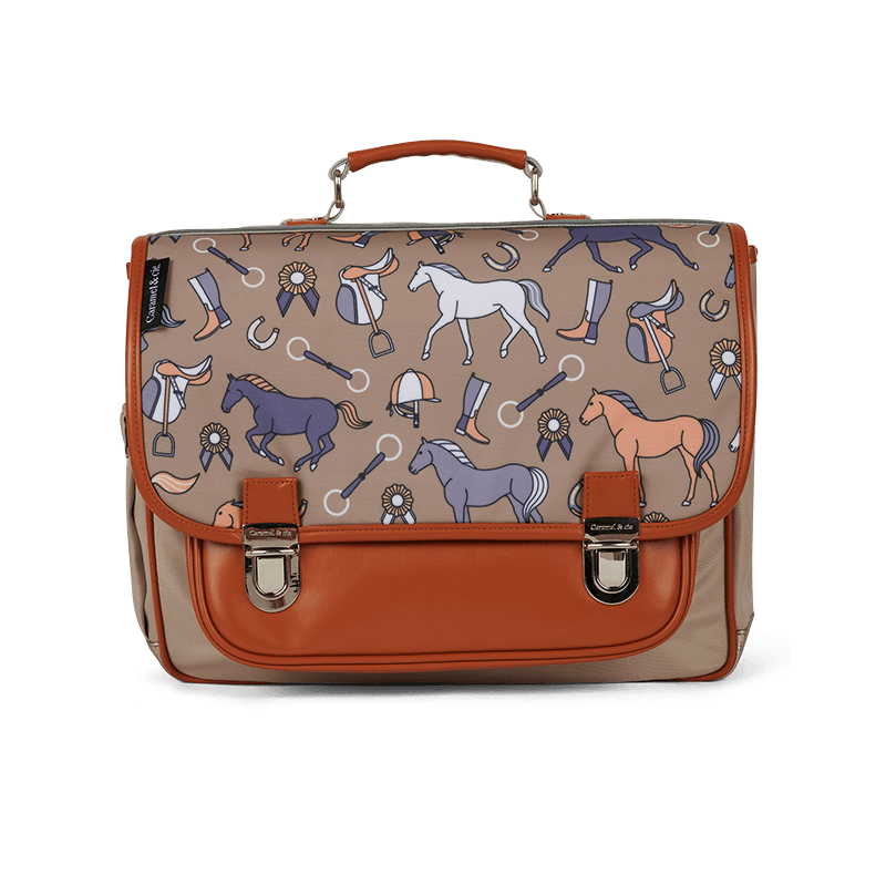 Caramel &amp; Cie Cartable/Cartable Papillon - Bleu