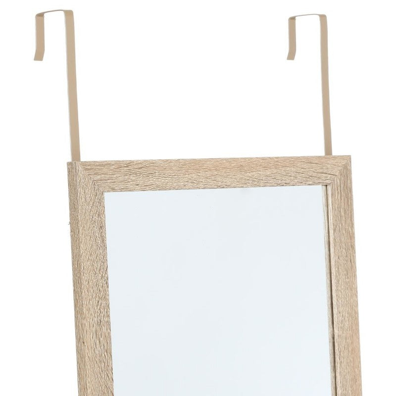 5Five Klassieke deurspiegel 35x109cm - Hout en ijzer - Multi