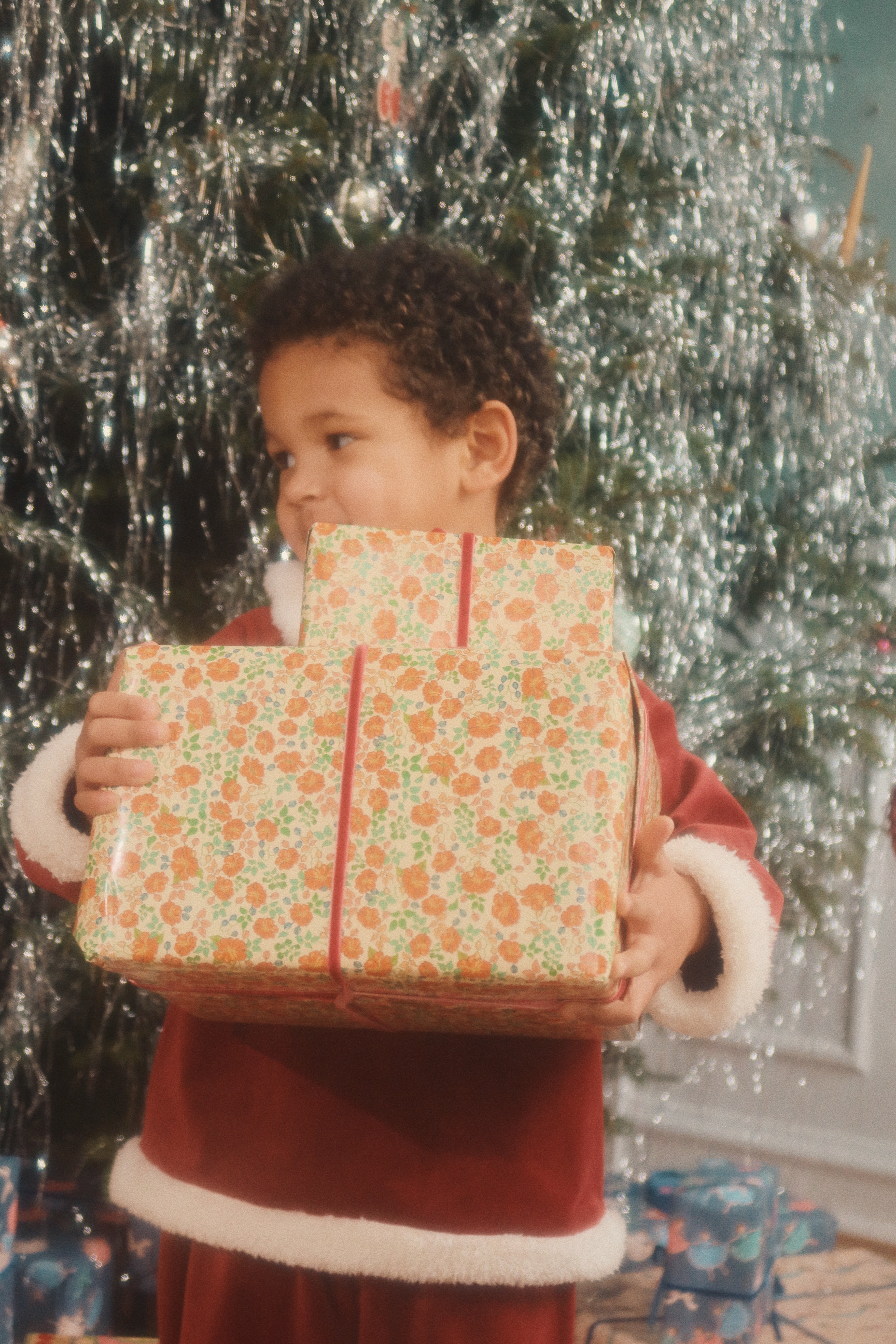 Konges Sløjd Kerstkostuum voor kinderen - Red Dahlia - 18m-2 jaar