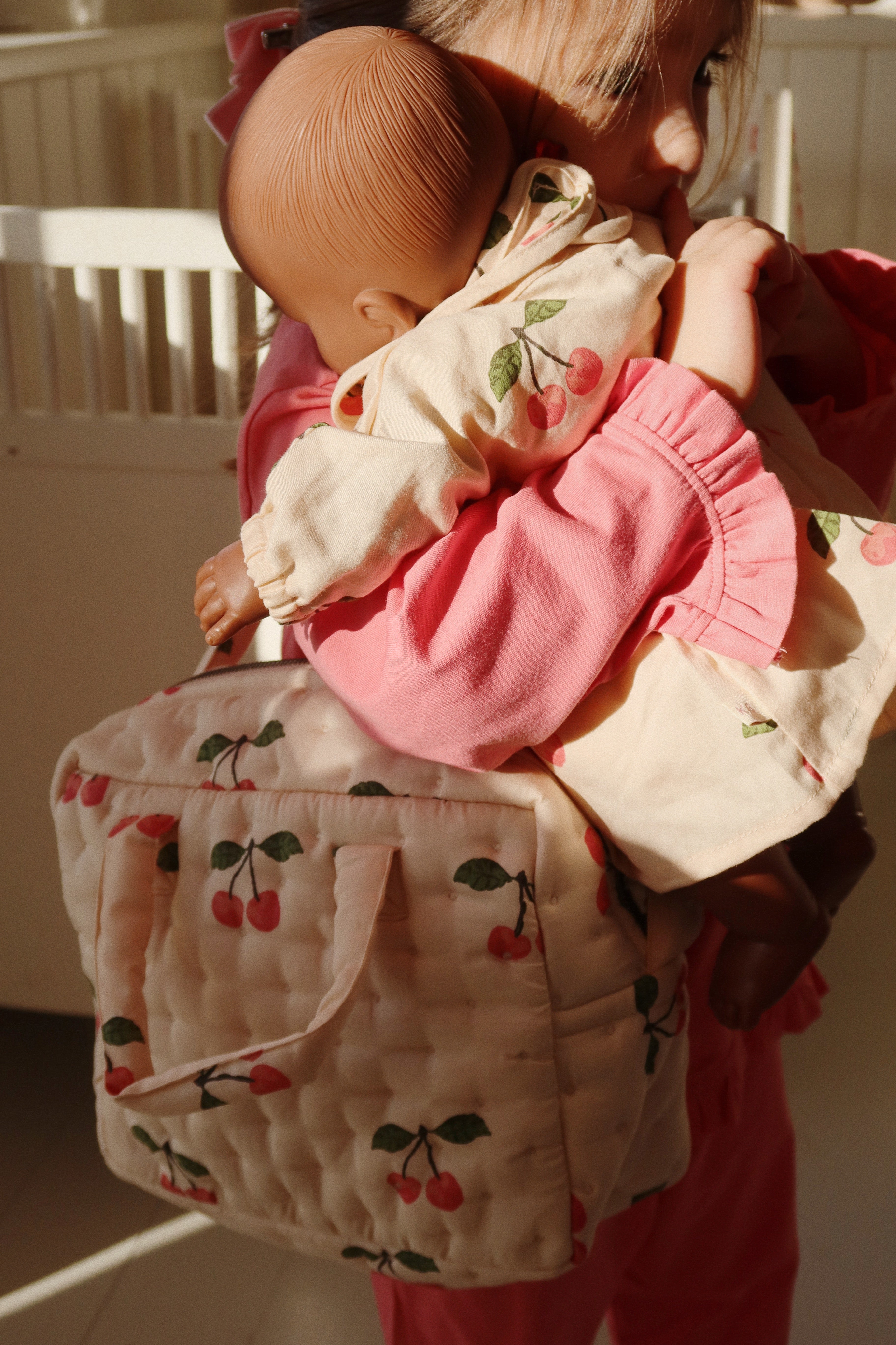 KONGES SLøjd Bag des sacs infirmiers Poupées / Sac à couches - Coeur bisous