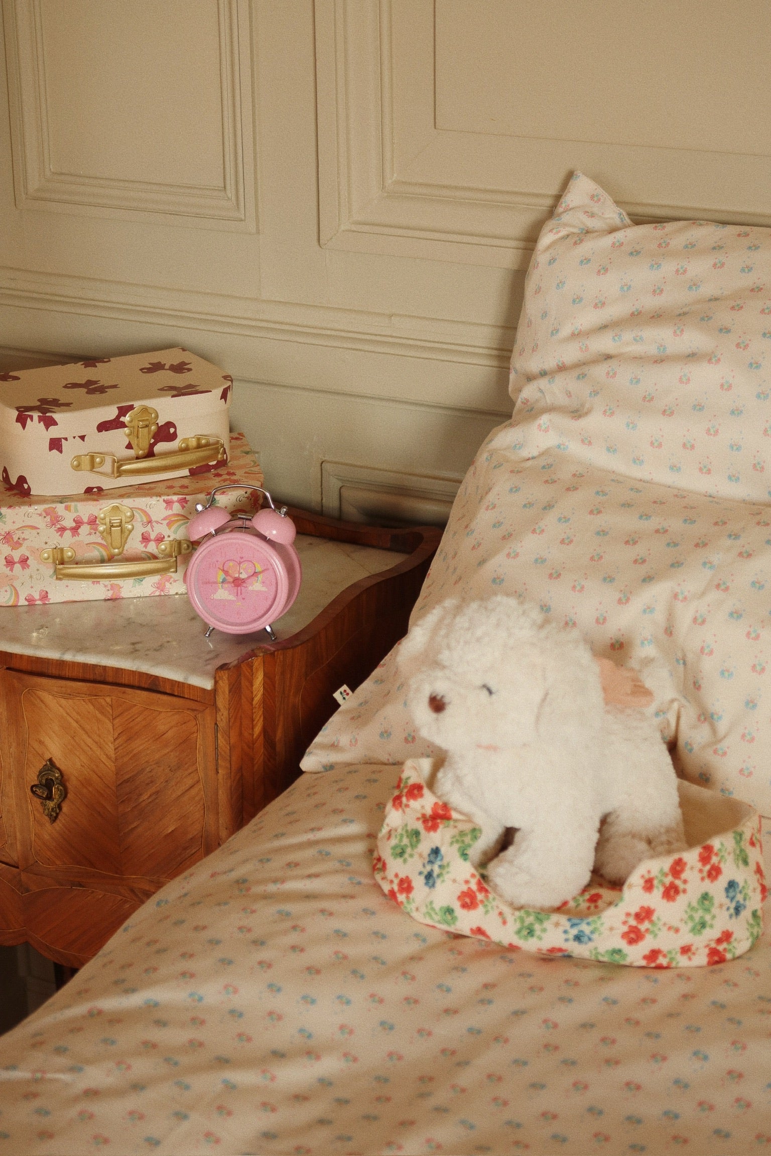 MOB Billy Clock - Rabbit clock and alarm clock - Pink
