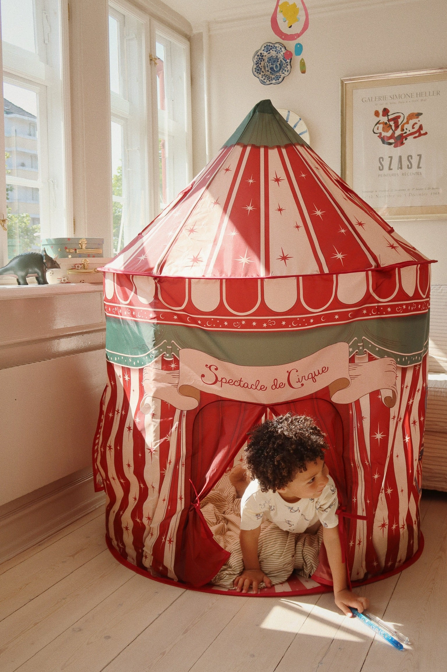 Konges Sløjd Beach Tent Pop Up Shelter - Beach Tent - Tent - Anti UV - Rose Anglaise