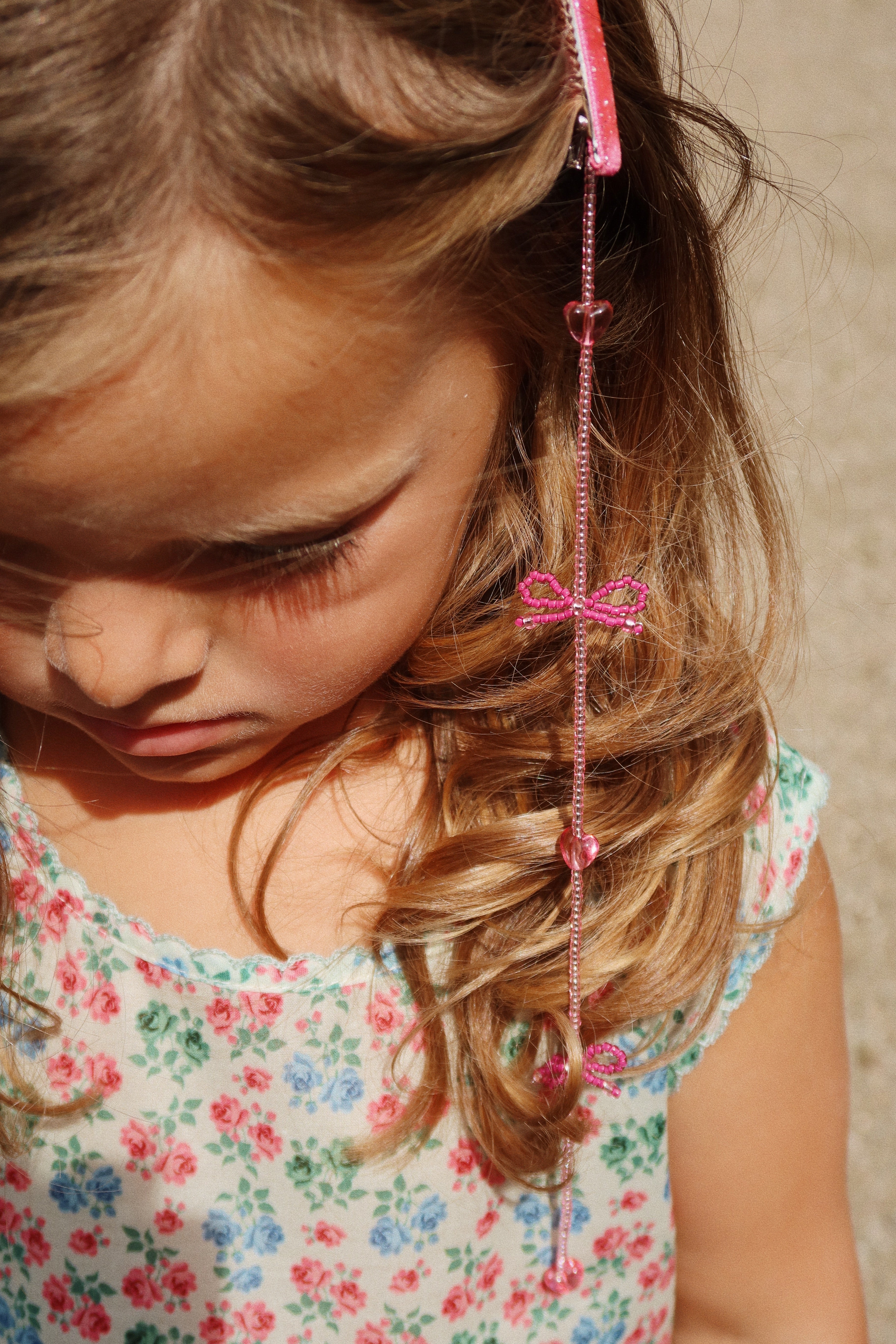 Konges Sløjd Haarclips Pearly Tassel - Set van 2 stuks - Pink Bow