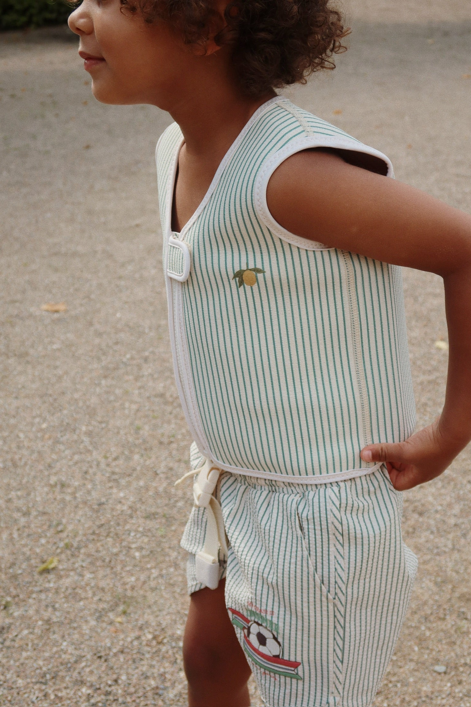 Konges Sløjd Seer Asnou short de bain enfant - Pasture Stripe