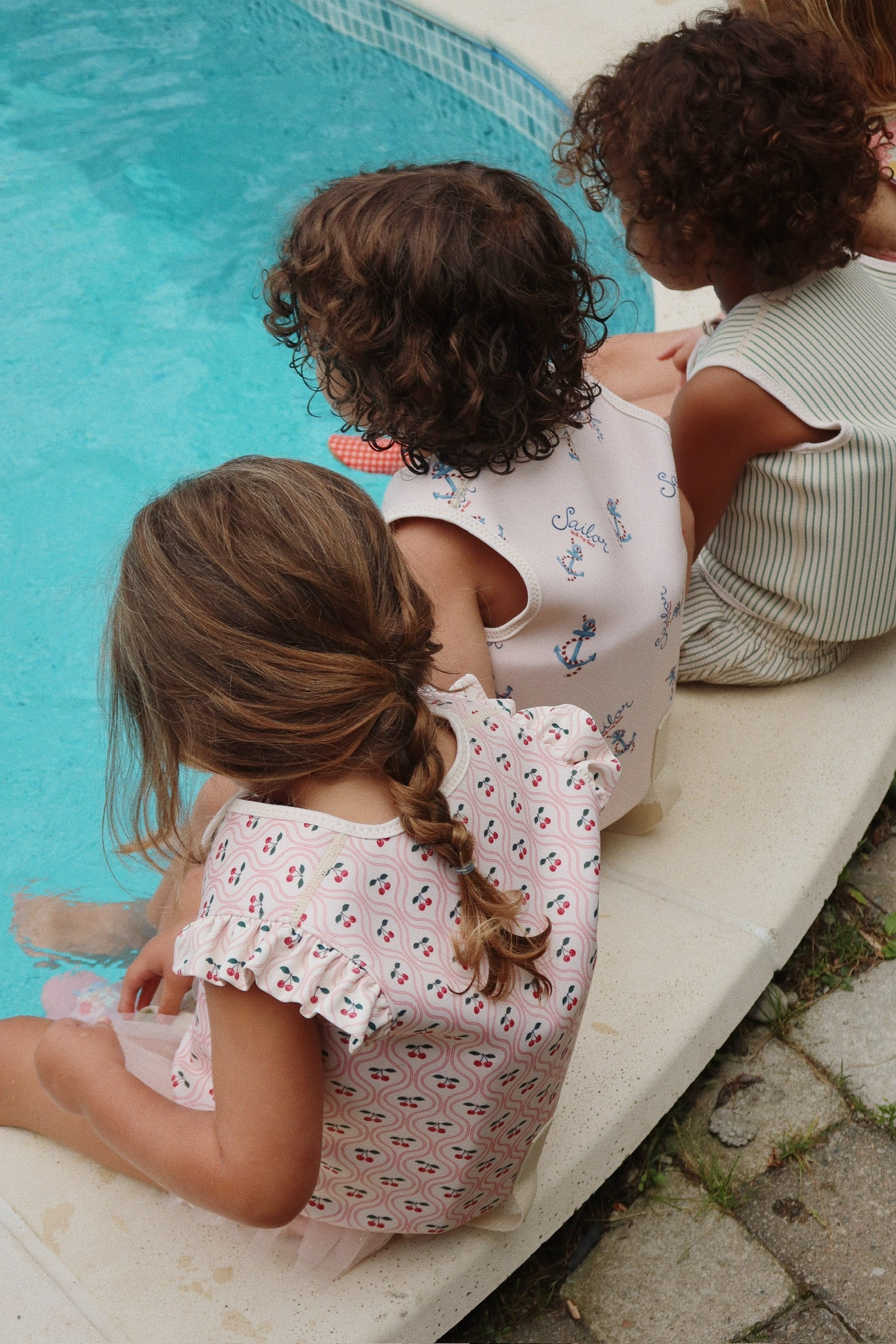 Konges Sløjd Ellis Swim Vest / Swimming Vest / Driving Vest - Thé Stripe - 1-2 ans