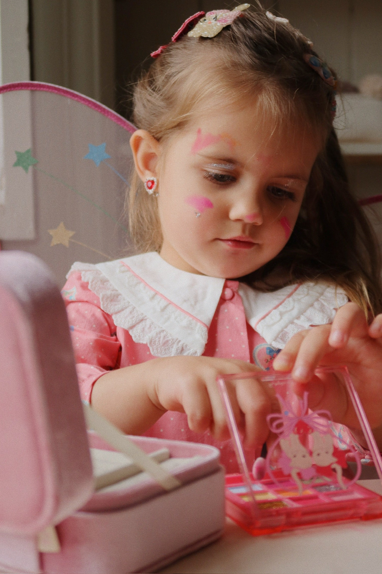 Konges Sløjd Butterfly Facial Jewels für Kinder - Purpurregen