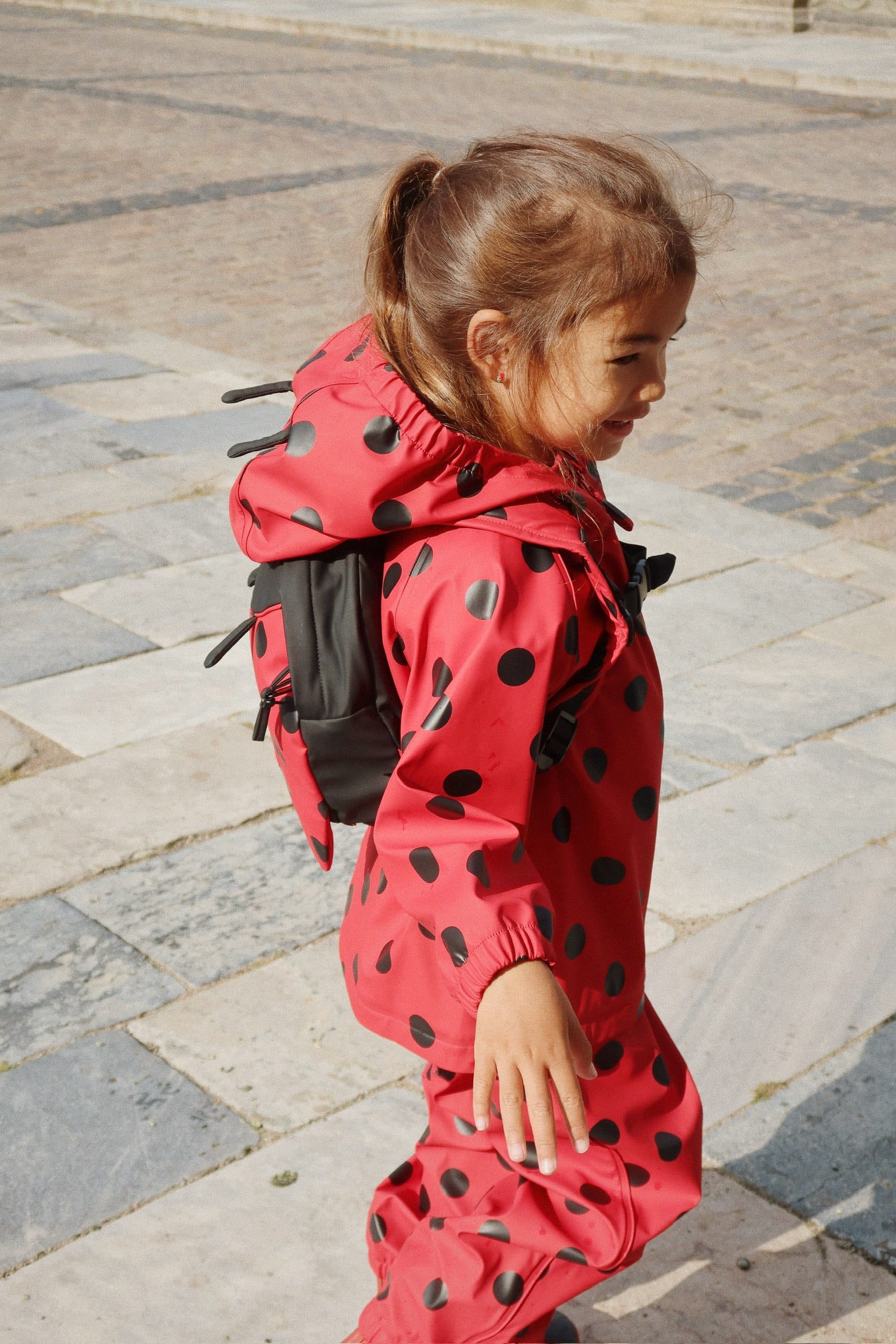 Konges Sløjd Clover Rucksack/Buchbeutel mit Turnzak und kleiner Brieftasche - Kaluka