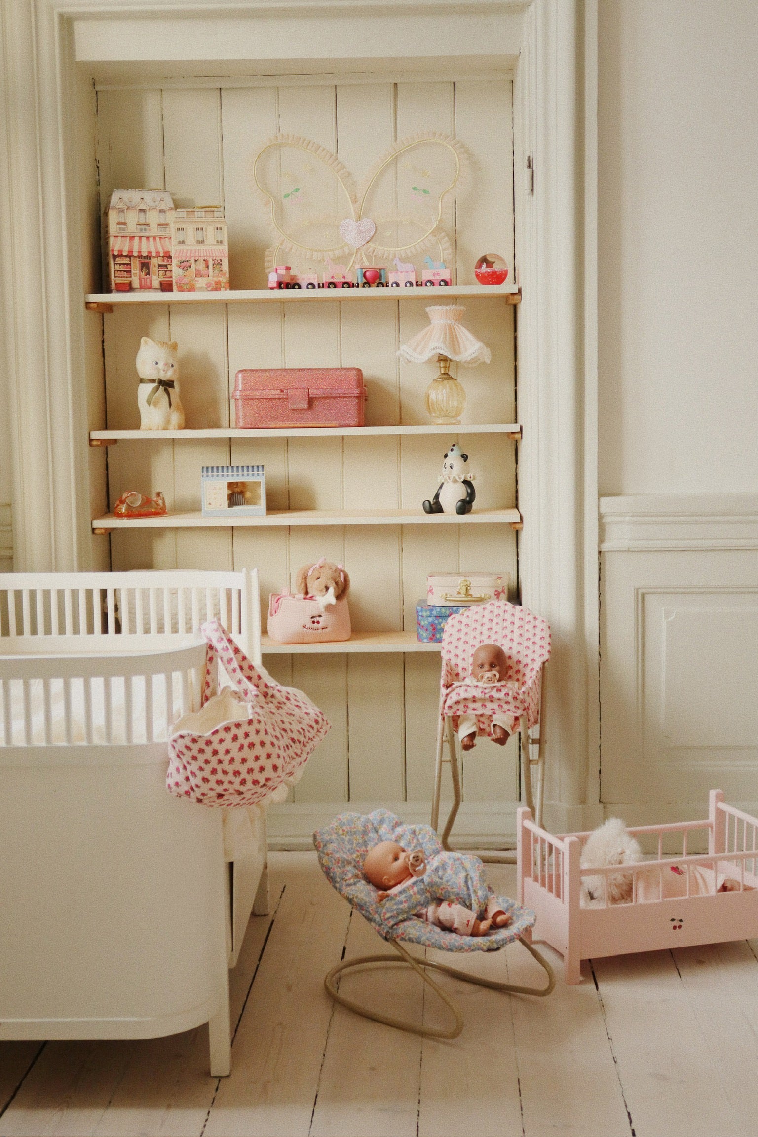 Konges Sløjd Doll Lift / Doll Panier - Coeur bisous