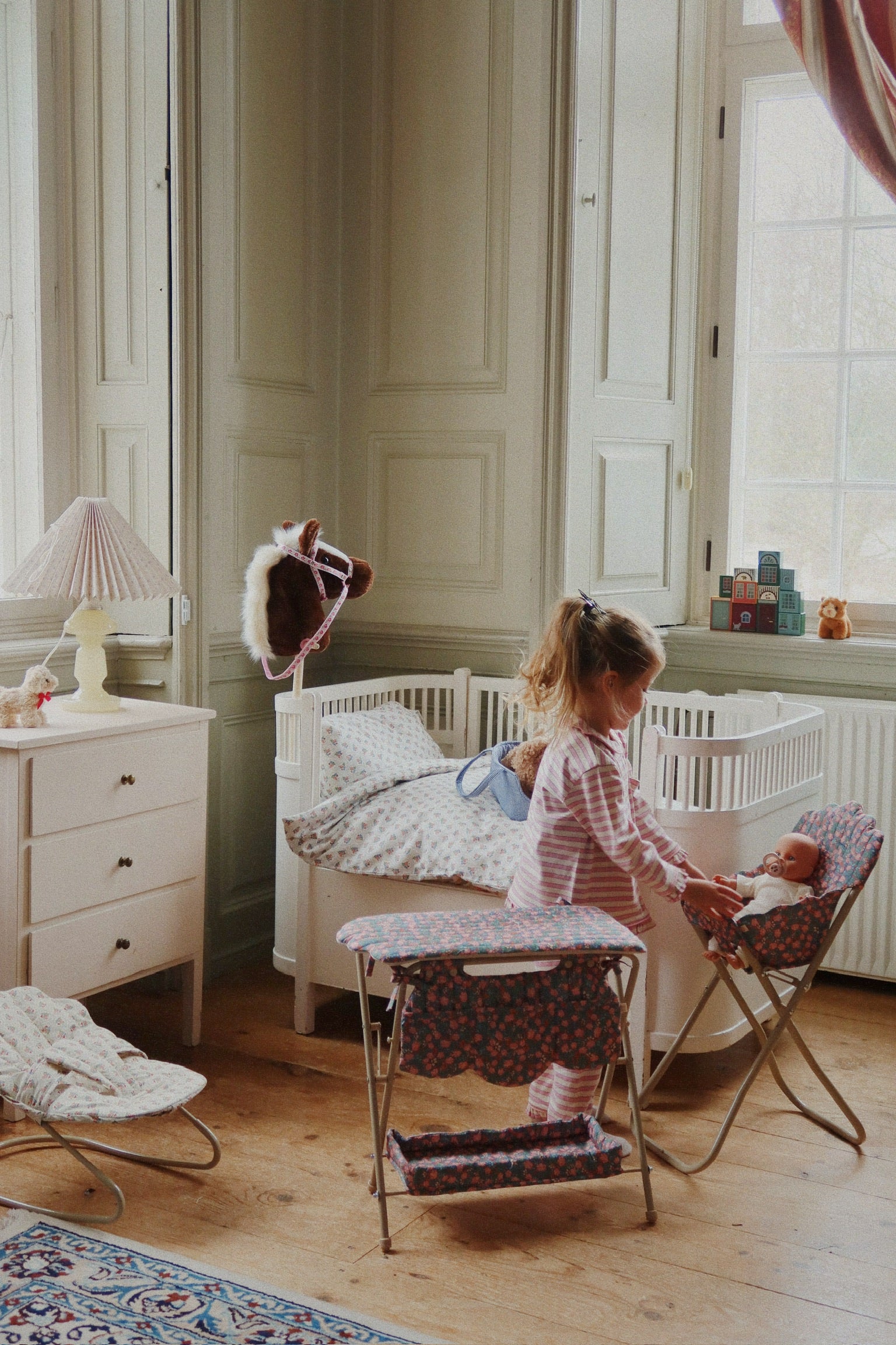 Konges Sløjd Doll Hochstuhl - Hochstuhl für Pop - Rose Anglaise