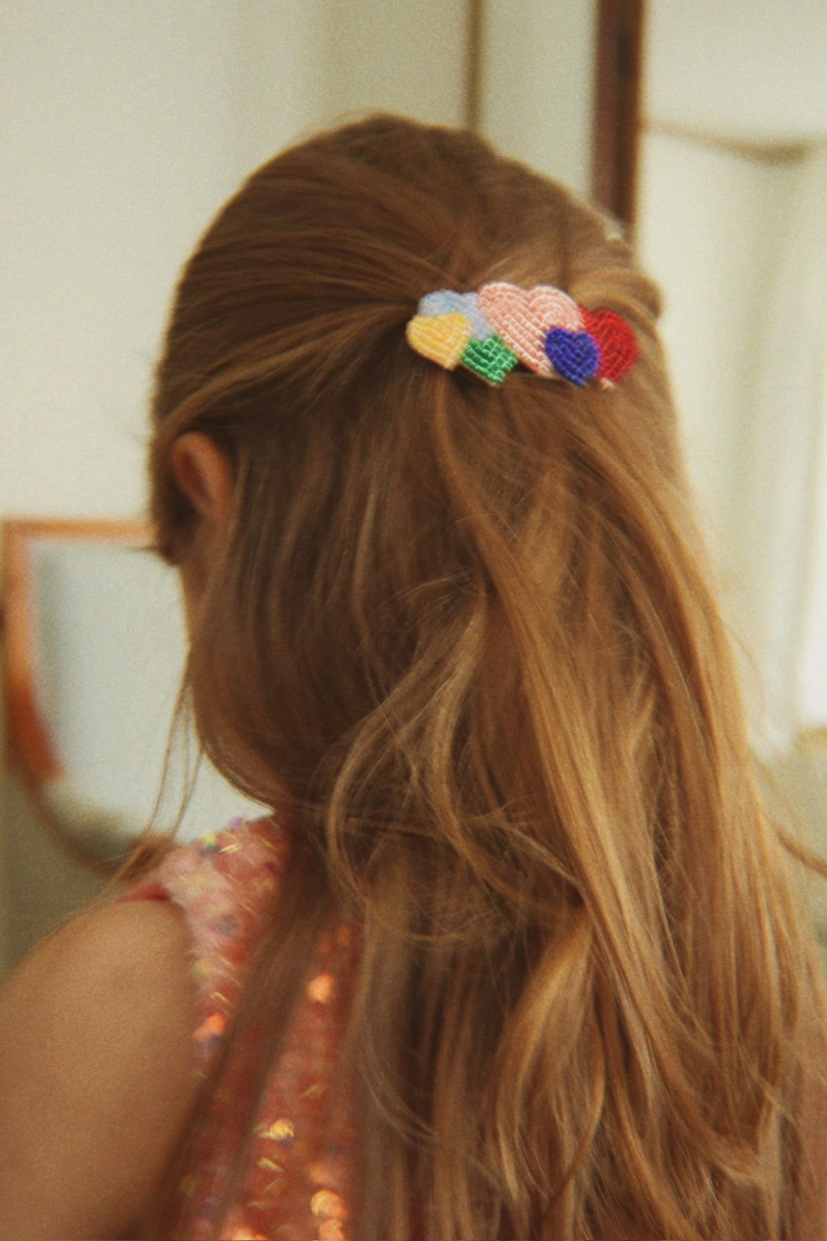 Konges Sløjd Haarclips Coeur Beaded - Multi