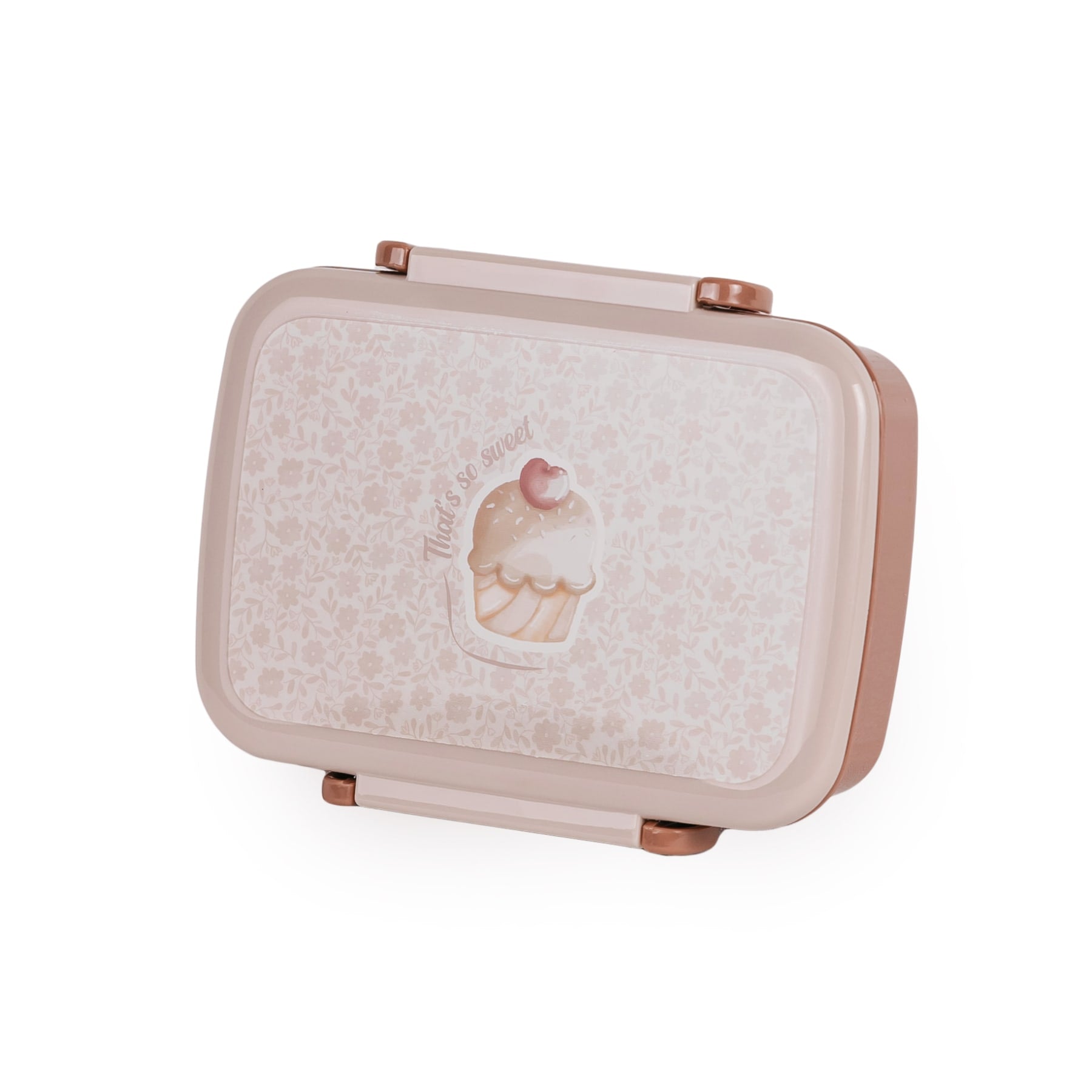 Mrs Ertha Bentobox / brooddoos met indeling - 15x12x5cm - Bouquet Silhouette