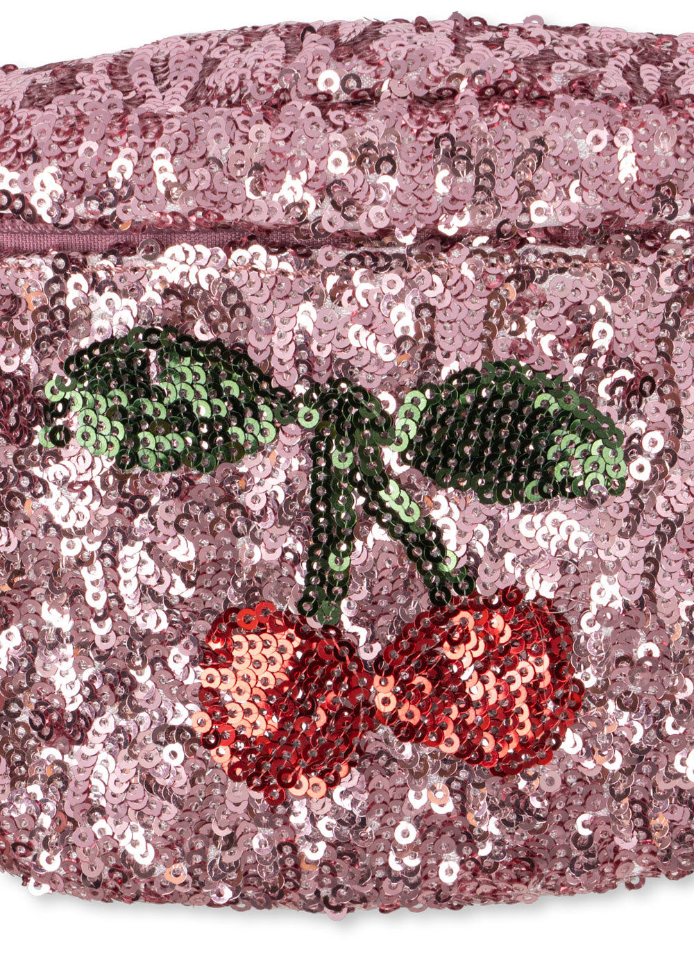 Konges Sløjd Liebesbrief Umhängetasche mit Glitzer - Pink Glitter