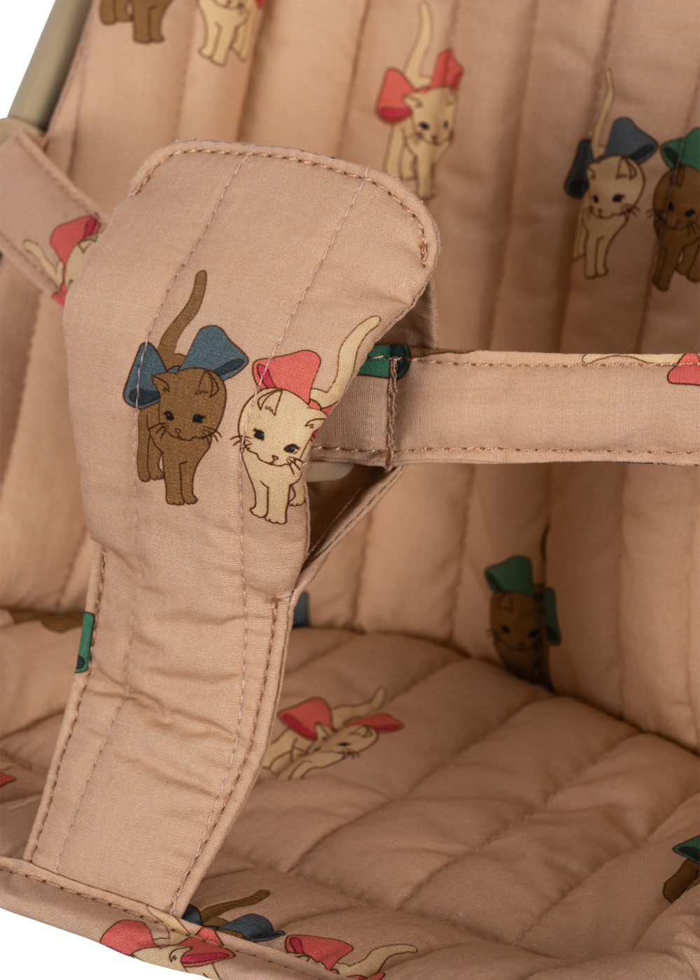 Konges Sløjd Poppenwagen/Doll Stroller/Buggy - Bow Kitty Pink
