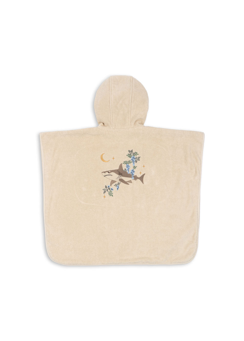 Konges Sløjd Terry Poncho met kap - Junior - 110-128cm/5-8j - Summer Sand