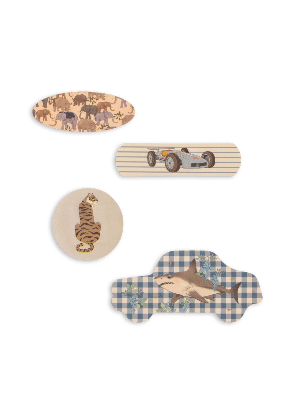 Konges Sløjd Kinderpleisters Kiss and Comfort Bandages - Blue Mix