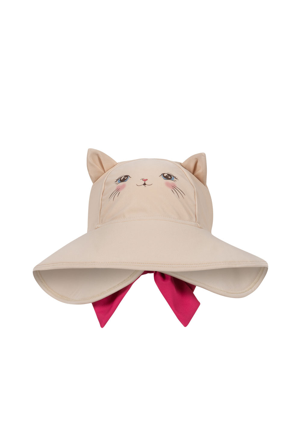 Konges Sløjd Kitty Cat Zwemhoed/Zonnehoed - Soft Pink