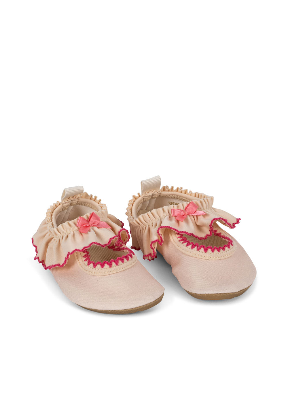 Konges Sløjd Kitty Frill Swim Shoes - Zwemschoenen/Turnpantoffel Antislip - Soft Pink