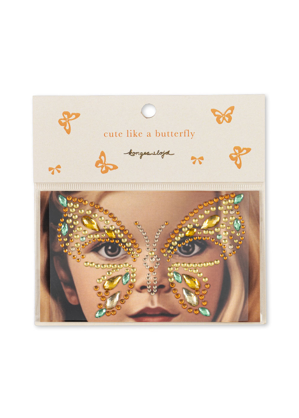 Konges Sløjd Butterfly Facial Jewels für Kinder - Purpurregen