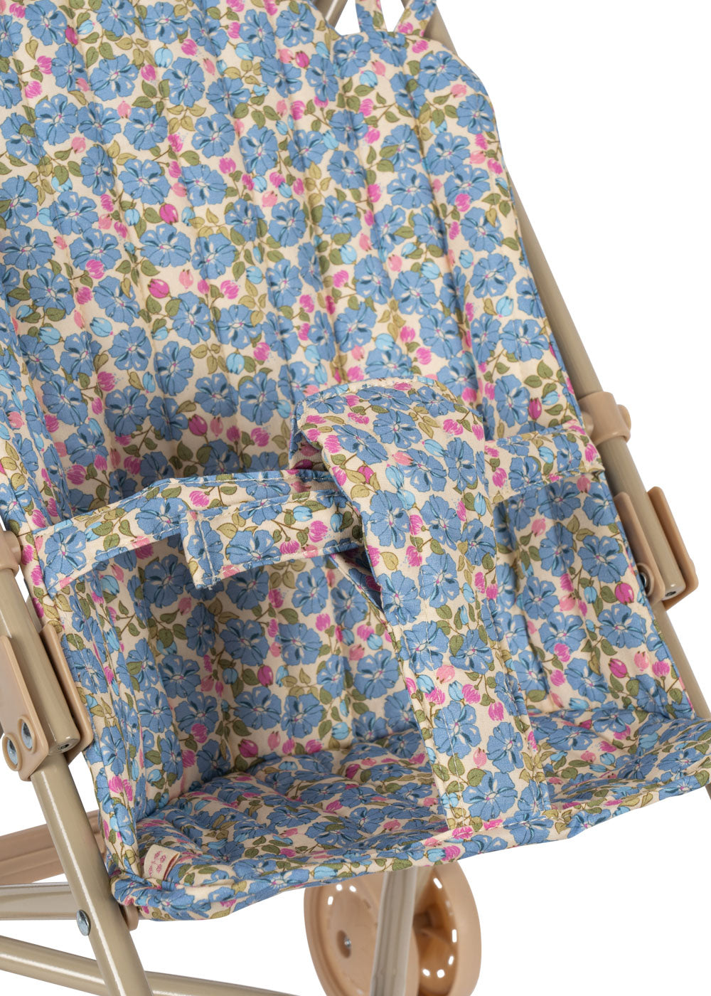 Konges Sløjd Poppenwagen/Doll Stroller/Buggy - Fleur Rosier