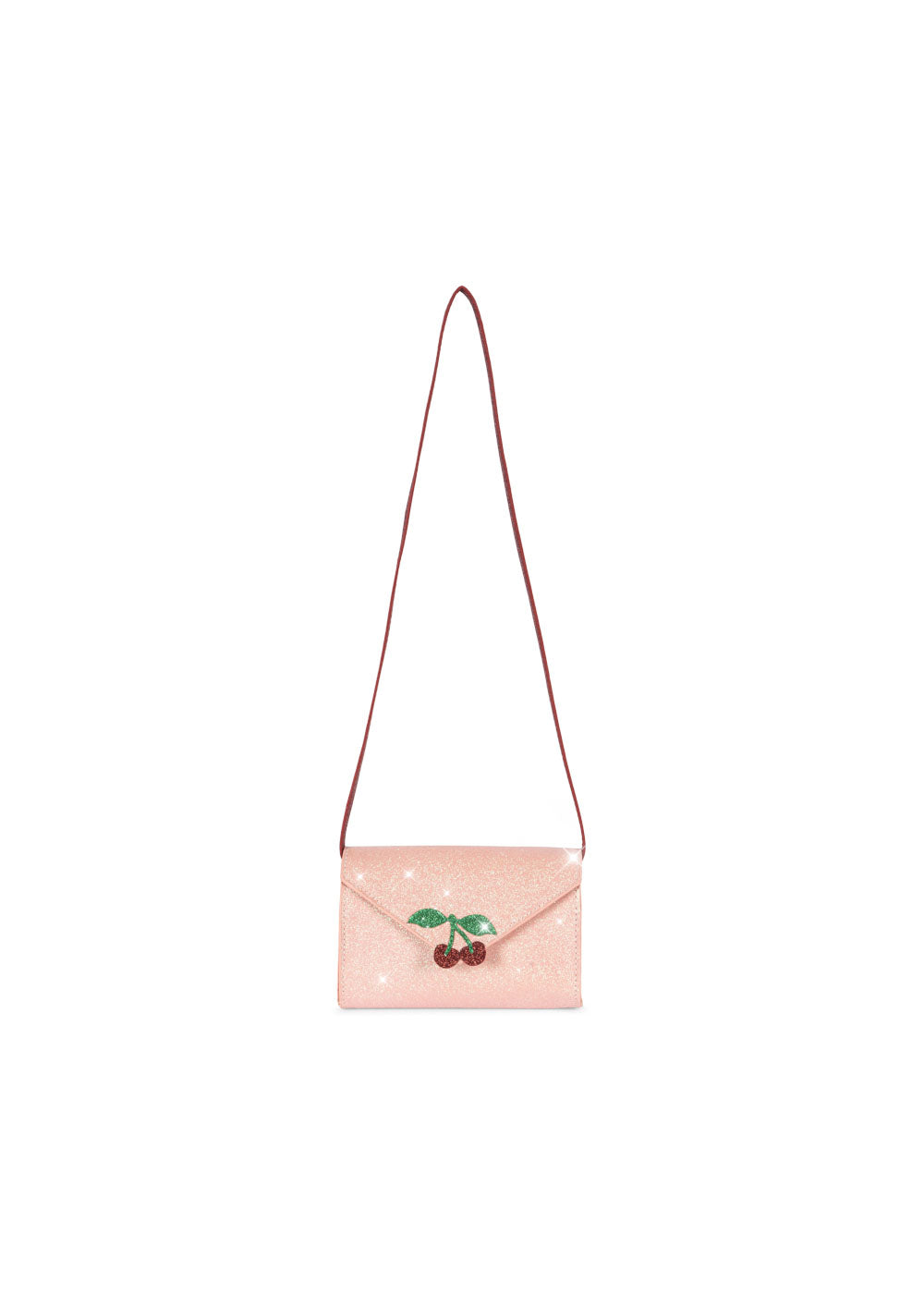 Konges Sløjd Liebesbrief Umhängetasche mit Glitzer - Pink Glitter