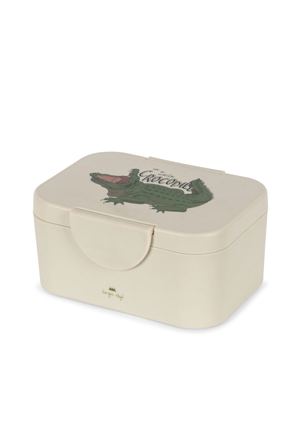 Konges Sløjd Lunchbox/Bread Box - 17x12x8cm - Krokodil