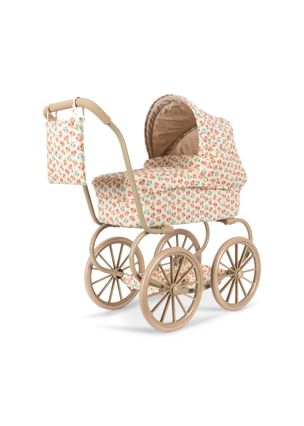 Konges Sløjd Minnie Poppenwagen/Doll Pram - Opvouwbaar - Lumina