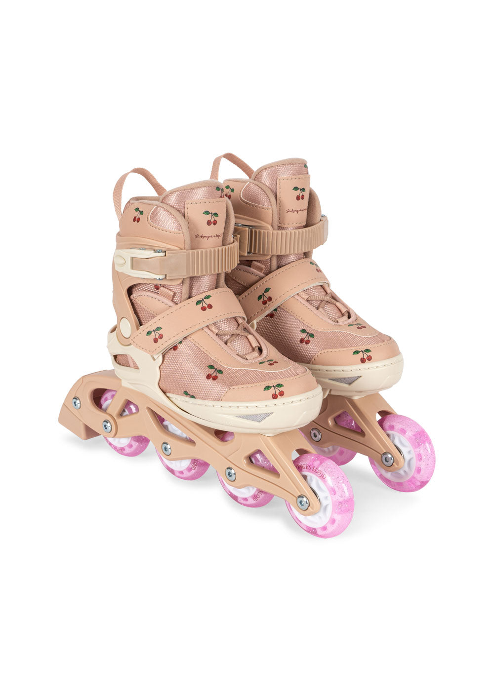 Konges Sløjd Light Up Rollschuhe mit beleuchteten Rädern – Cherry Blush