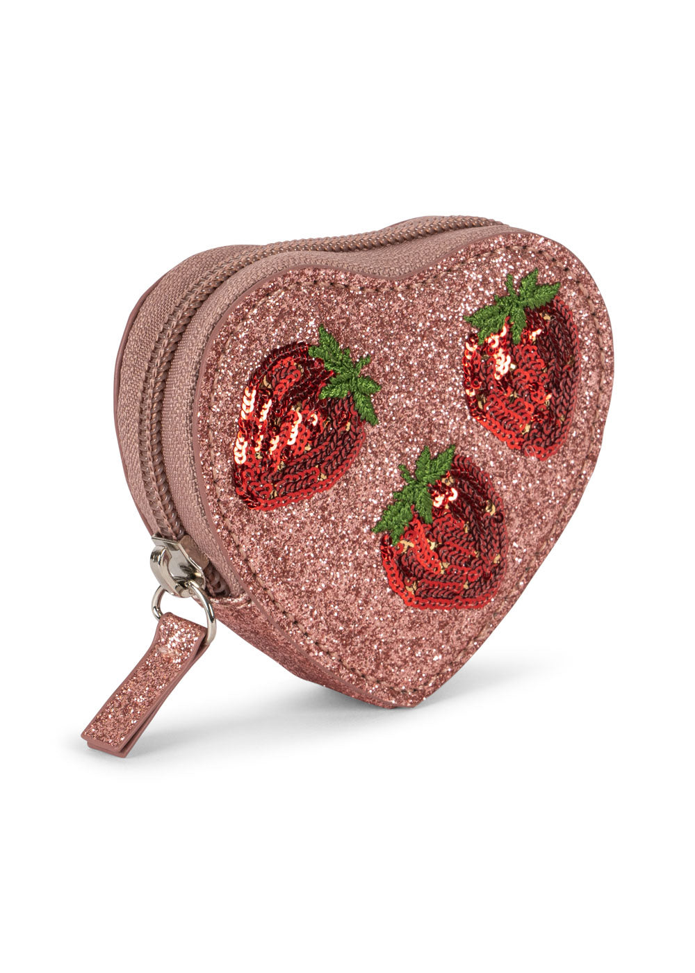 Konges Sløjd Love Letter Shoulder Bag With Glitter - Pink Glitter