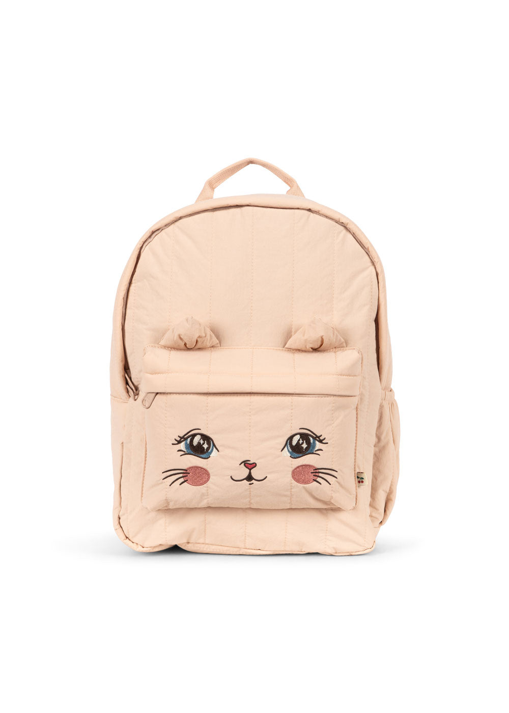 Konges Sløjd Juno Pailletten-Rucksack/Büchertasche – 34 x 25 x 10 cm – Rosette