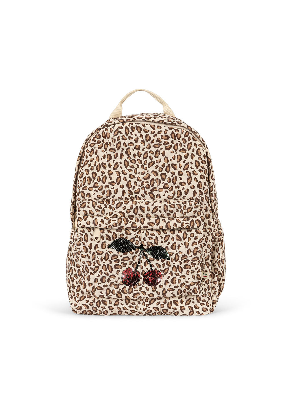 Konges Sløjd Juno Pailletten-Rucksack/Büchertasche – 34 x 25 x 10 cm – Rosette
