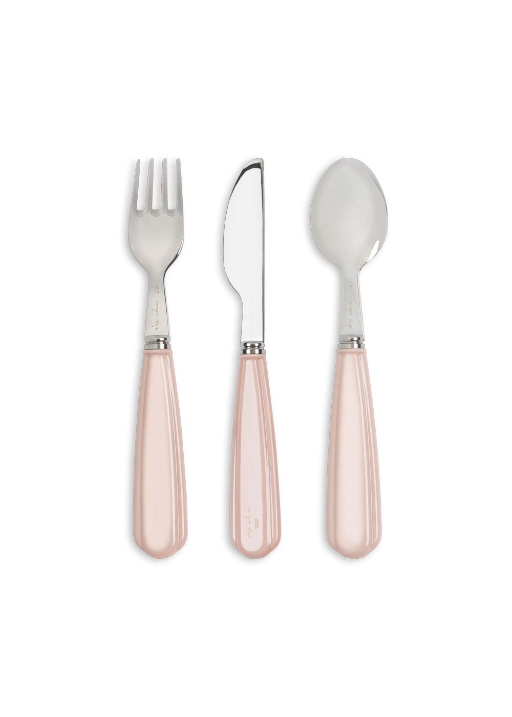 Konges Sløjd Glitter Cure Set - Fork, Knife and Spoon - Sangria scintillant