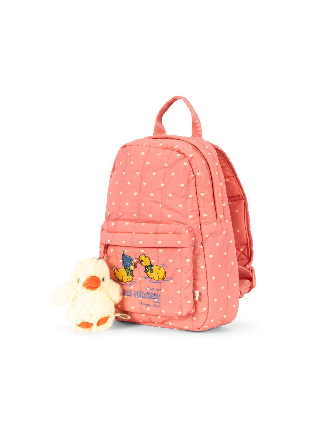 Konges Sløjd Juno Pailletten-Rucksack/Büchertasche – 34 x 25 x 10 cm – Rosette
