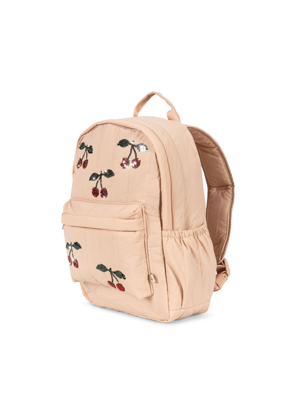 Konges Sløjd Juno Pailletten-Rucksack/Büchertasche – 34 x 25 x 10 cm – Rosette