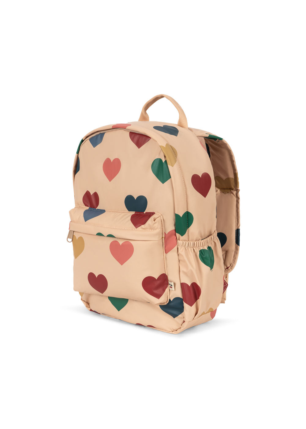 Konges Sløjd Rainy Kinderrucksack/Büchertasche Medium – 25 x 32 x 11 cm – Bon Coeur Coloré