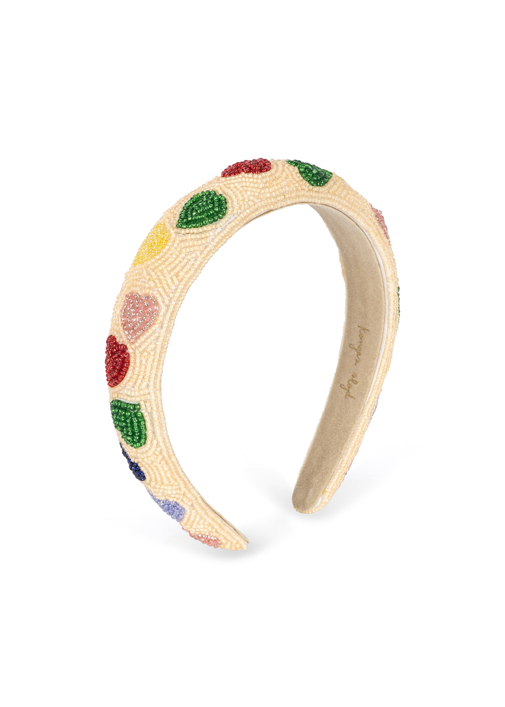 Konges Sløjd Coeur Beaded Haarband/Diadeem met kralen - Multi