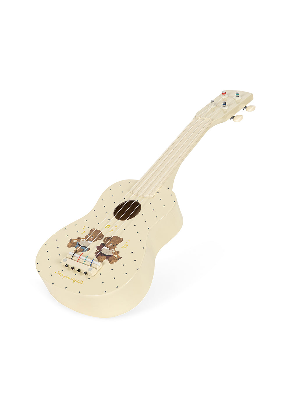 Konges Sløjd Glossy Houten Ukulele Kind - Teddy Bear